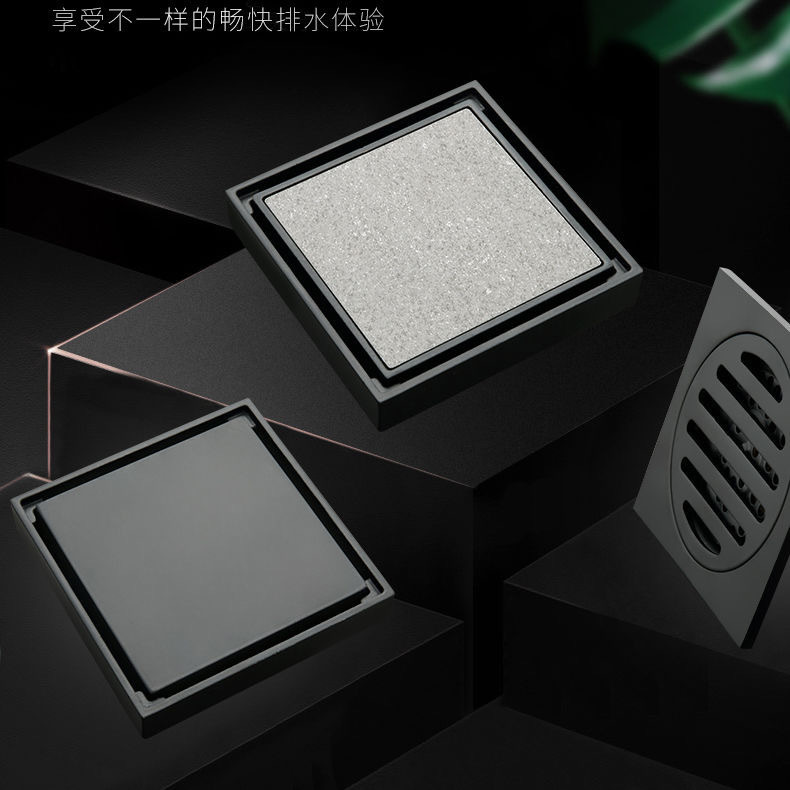 Desagüe de piso invisible de cobre Villa Desagüe de piso de cobre buceo desodorante de agua profunda mismo piso desagüe ventas de la fábrica