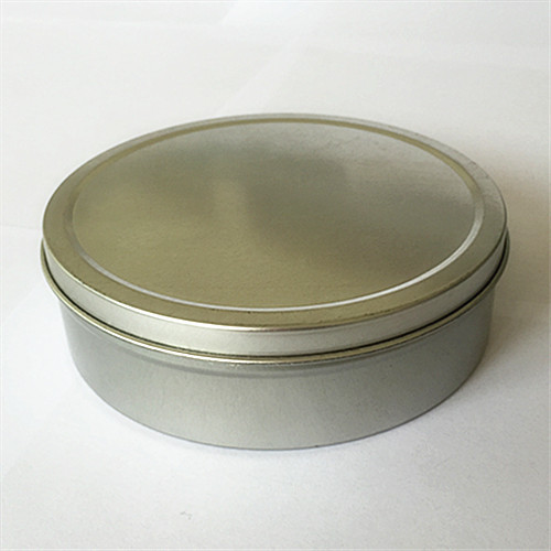 拉伸圆罐马口铁本色二片盒10x3cm罐密封创意小铁盒创意密封罐