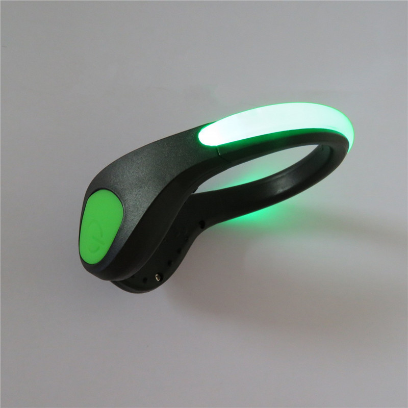 Cross-border LED luminous shoe clip light outdoor night running flash shoe clip riding equipment safety warning light can be printed logo