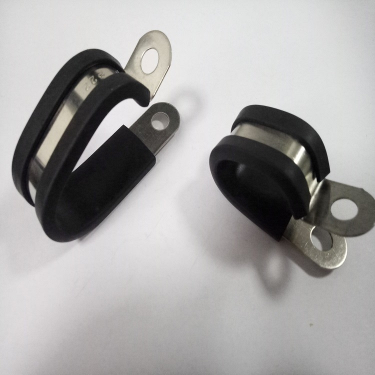 轻型金属软管夹生产 金属套胶皮线夹宝鸡福莱通生产