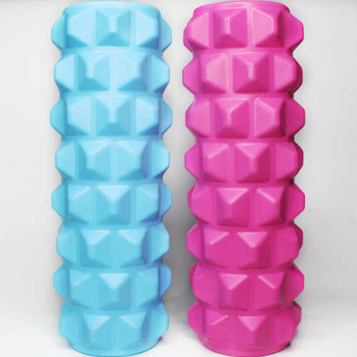 33cm solid Langya stick yoga column fitness foam shaft muscle relaxation massage roller mace roller