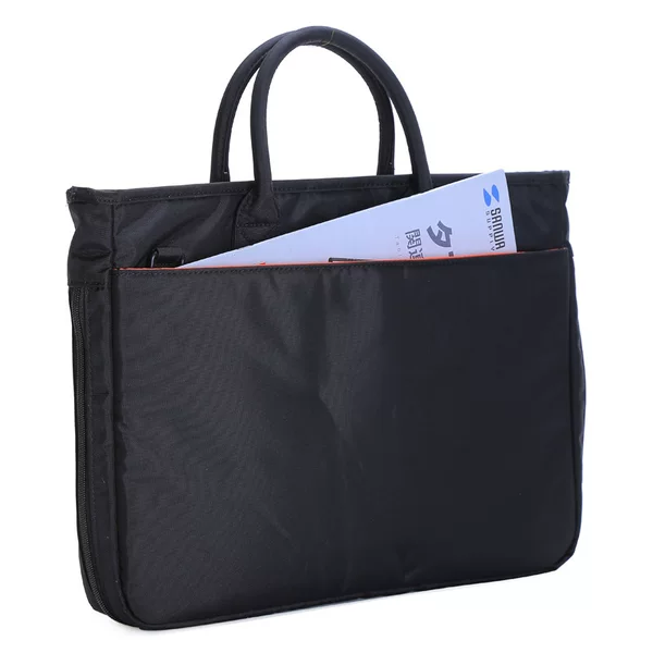 Japanese SANWA laptop bag waterproof 15.6 large capacity Women's bag hand shoulder BAG-GF8BKWP-C