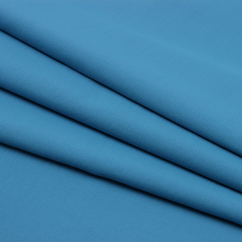 现货涤纶75D*150D蜂巢春亚纺提花防水运动服校服冲锋衣夹克面料