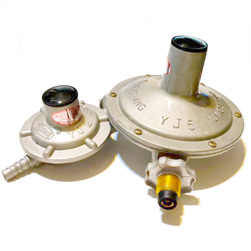 Xihu Brand Pressure Reducing Valve YJ5 Cubic Steel Cylinder Unadjustable Valve 2 Cubic Two-Head External Thread Commercial Valve Low Pressure Valve
