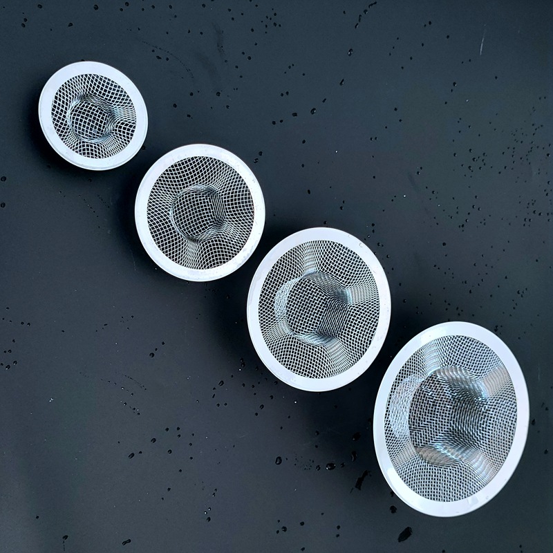 En stock de acero inoxidable fregadero de la cocina fregadero filtro red baño alcantarillado anti-bloqueo de paja sombrero piso malla de drenaje