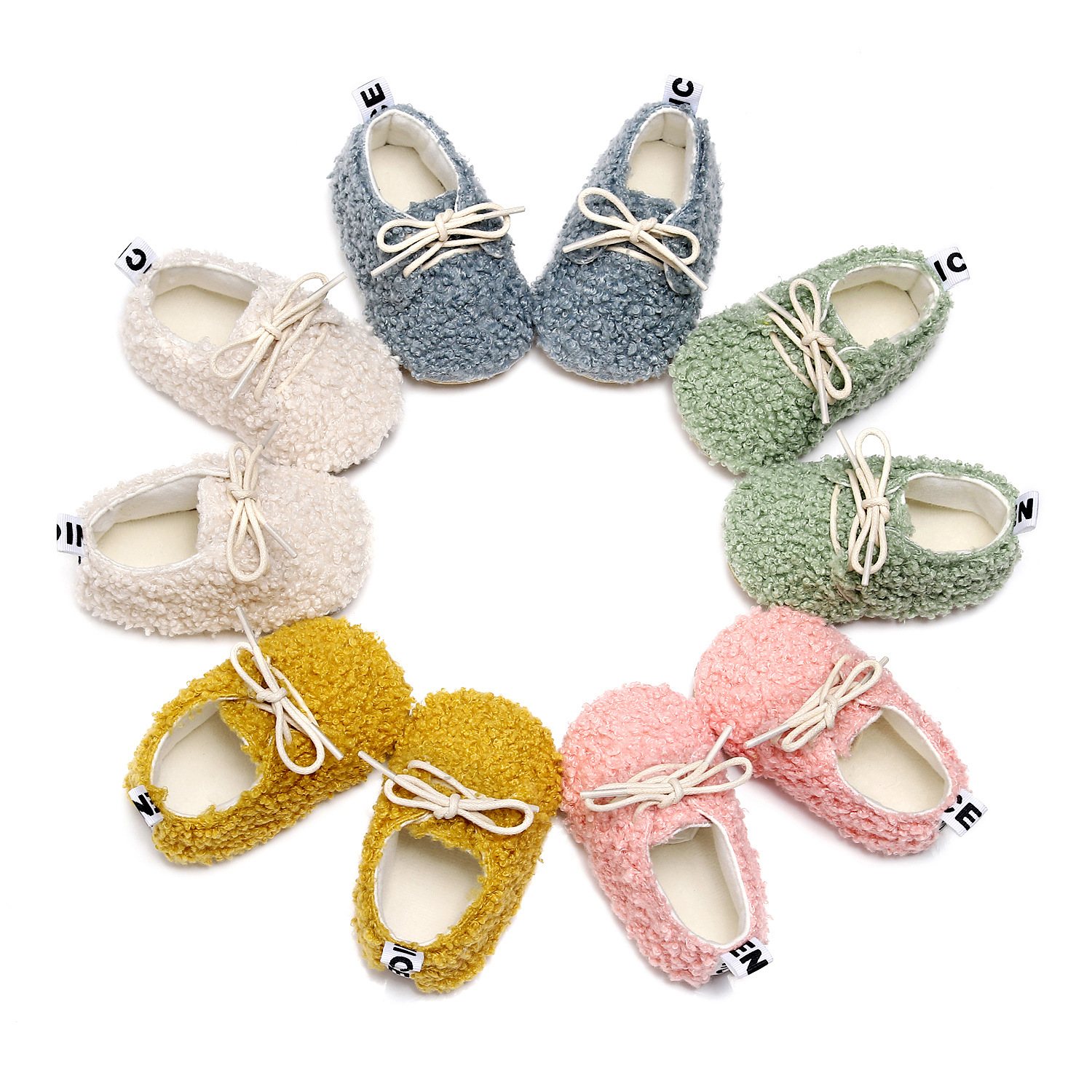 Winter children's breathable comfortable non-slip shoelaces English…