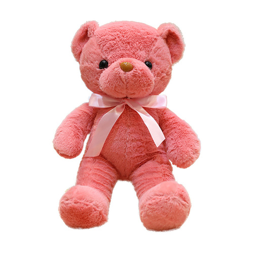 Colorful Ribbon Teddy Bear Plush Toy Grab Machine Doll Teddy Bear Soft Toy Cute Bear Arcade Game Mascot Logo Customized
