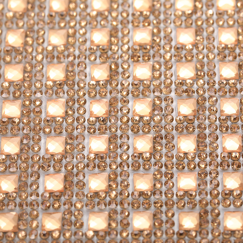 Clothing accessories accessories hot melt glass strip mesh…