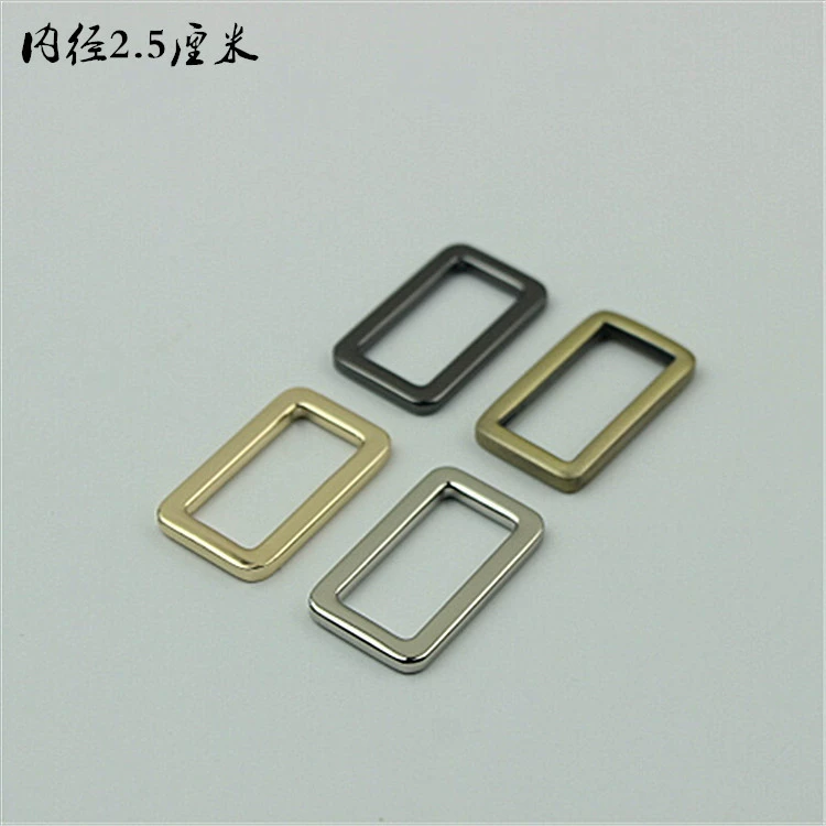 Сумка для багажа Аппаратные аксессуары литье под давлением плоская линия Пряжка для рта в форме рта сумка Пряжка Сумка регулировка ремня один дюйм