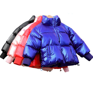 Anti-season Korean children's down cotton-padded jacket coat baby boys and girls baby cotton-padded coat children's Western-style cotton-padded jacket thickened