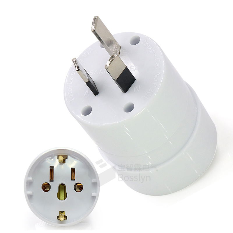 厂家直销澳规转换插头 嵌入式欧式美式意大利瑞士转澳式转接头