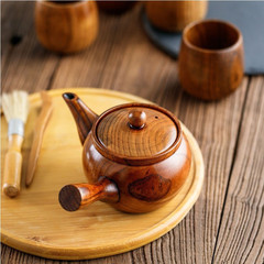 廠家直銷 天然藥壺 酸棗木茶壺 木質茶壺 茶具套裝 批發