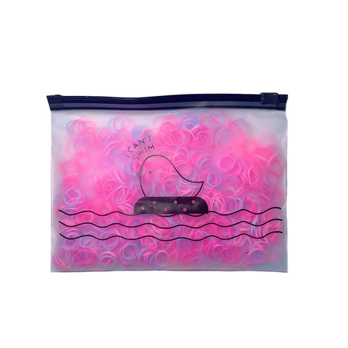 1500 disposable colorful small rubber bands for children, girls' headband rubber bands, baby hair ties and summer hair accessories