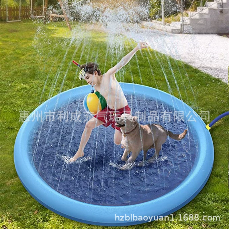 Поставка Фабрики Pet Фонтан Спрей Мат Собака Спрей Вода Игрушка Pet Play Бассейн Утолщенный