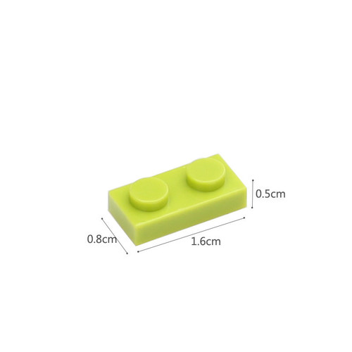 Compatible with LEGO 3023 small particle building blocks basic parts accessories bulk low bricks thin bricks 1*2 hole thin sheet board