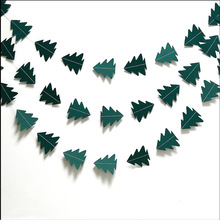 圣诞节商场超市吊顶酒店大堂珠宝店柜台装饰布置用品圣诞树拉花