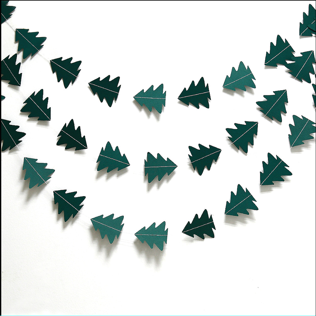 圣诞节商场超市吊顶酒店大堂珠宝店柜台装饰布置用品圣诞树拉花