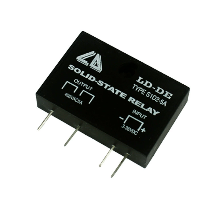 Маленький прямой вставленный solid реле S1D2-5A