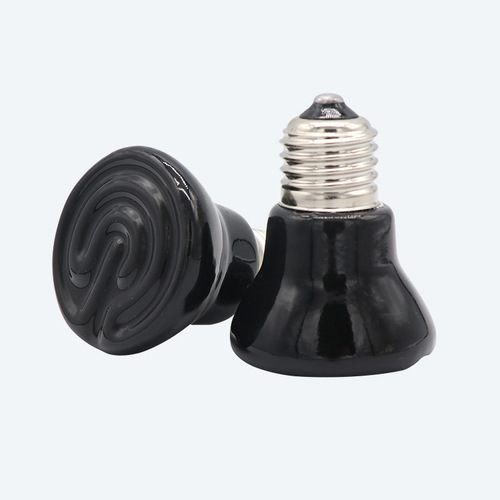Mini ceramic heating lamp tortoise box lizard breeding box reptile hedgehog infrared insulation lamp reptile pet box heater