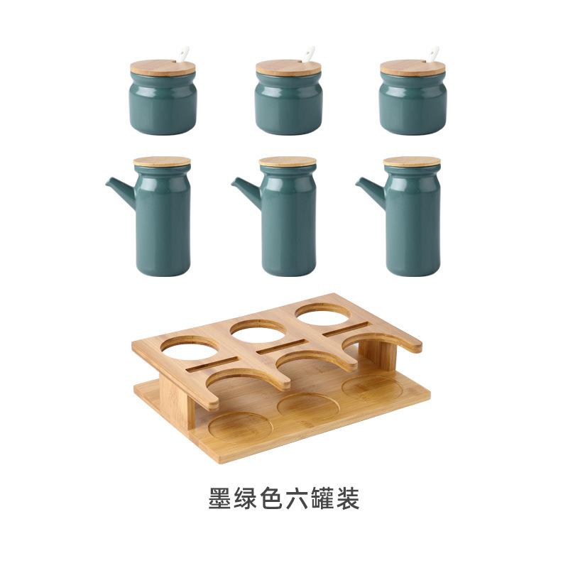 Cerámica creativa tarro de condimento traje cocina hogar sal tarro condimento caja condimento botella condimento caja azúcar gourmet polvo condimento tarro