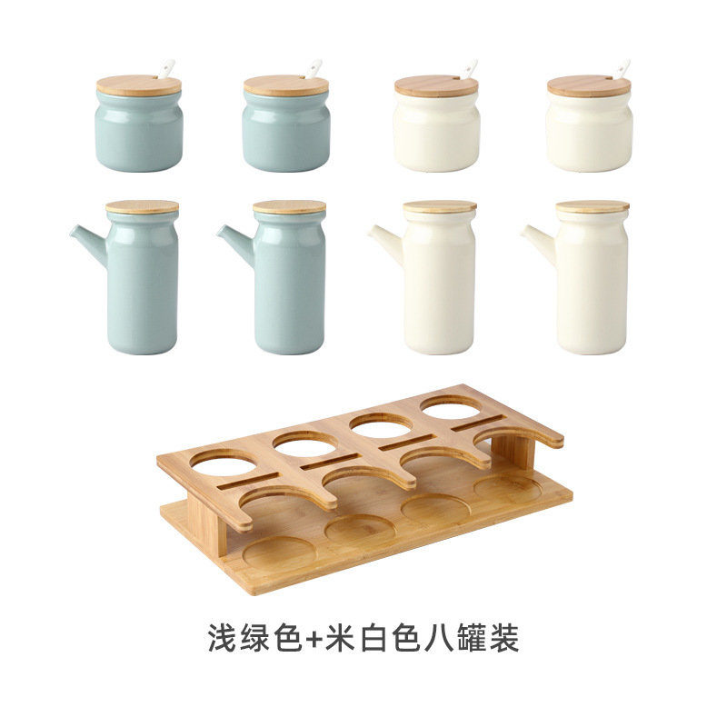 Cerámica creativa tarro de condimento traje cocina hogar sal tarro condimento caja condimento botella condimento caja azúcar gourmet polvo condimento tarro