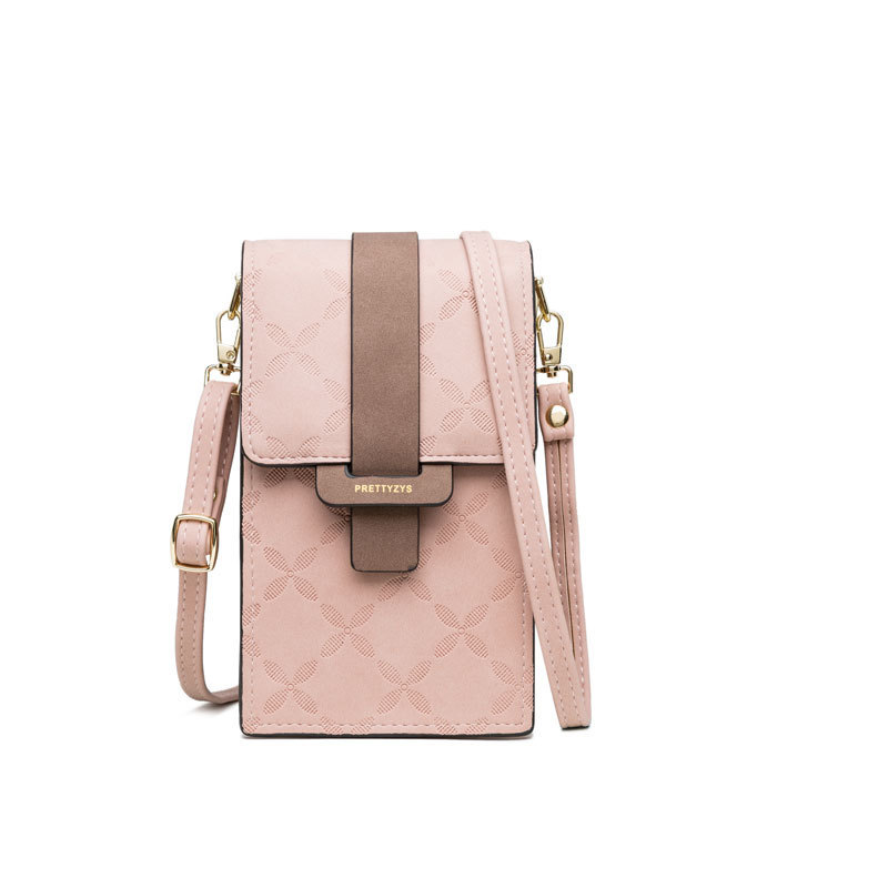 Puridi's New Simple and Versatile One-Shoulder Small Square Bag Cross-Body Hand-Carrying Mobile Phone Bag Japanese and Korean Mini Fresh Wallet