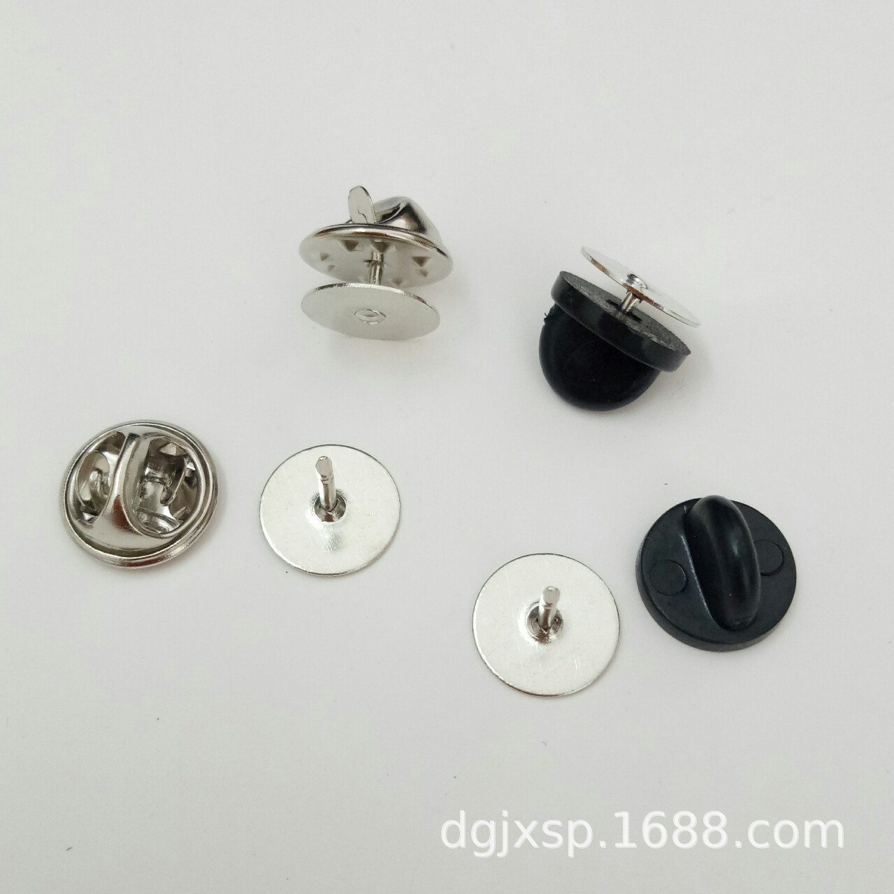 En stock gran base pin plástico mariposa tapa insignia tapa de plástico broche embrague interfaz cordón