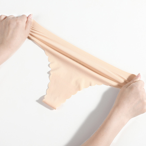 Cross-border new style seamless and comfortable women's briefs, one-piece sexy low-waist T-string briefs for women, T-string briefs for women