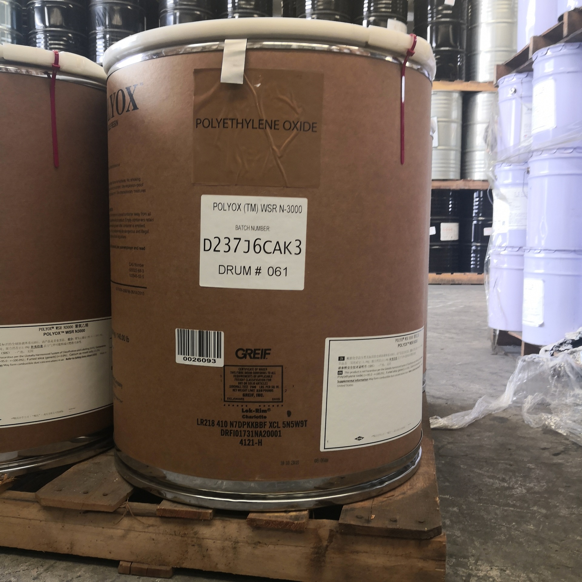 ԭװ��������POLYOX  WSR N-60K��������ϩ �ۻ�������PEO