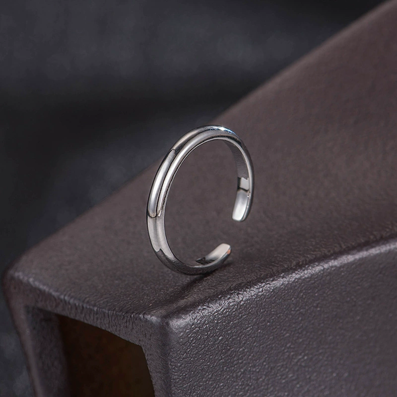 Adjustable Toe Ring, European Style, Open Band, Plated Finish, 3 Colors (White/Gold/Pink)