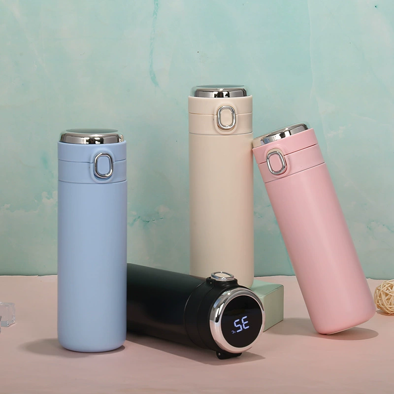 Высококачественный термос интеллектуальная Гороховая чашка из нержавеющей стали для студентов мужского и женского пола с температурным дисплеем Подарочная чашка