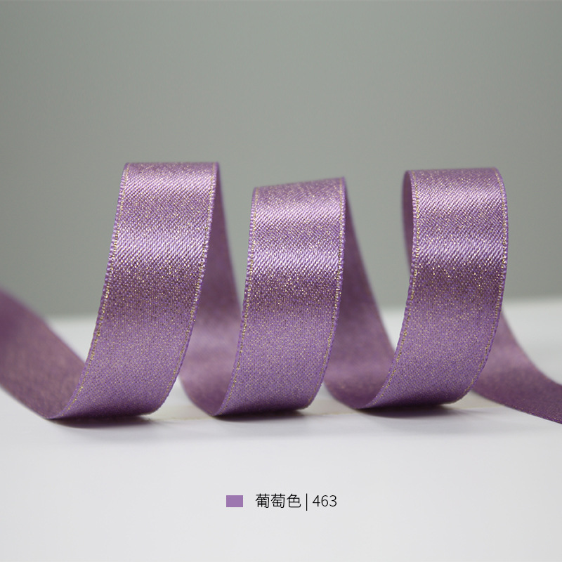 Yao Ming cinta multi-especificación hecha a mano arco DIY accesorios para el cabello material de cocción de la torta cinta de la trama de oro