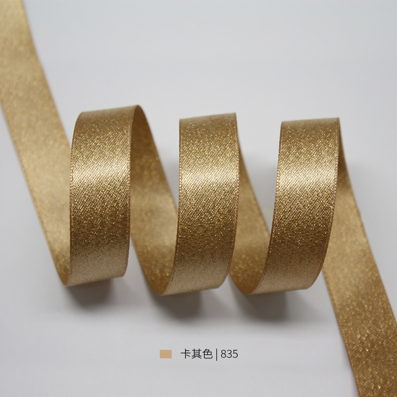 Yao Ming cinta multi-especificación hecha a mano arco DIY accesorios para el cabello material de cocción de la torta cinta de la trama de oro