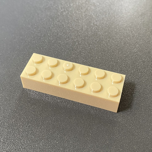 Compatible with Lego small particle assembly building block accessories 2x6 thick bricks 2456 bulk 44237 basic blocks 12 holes weighing