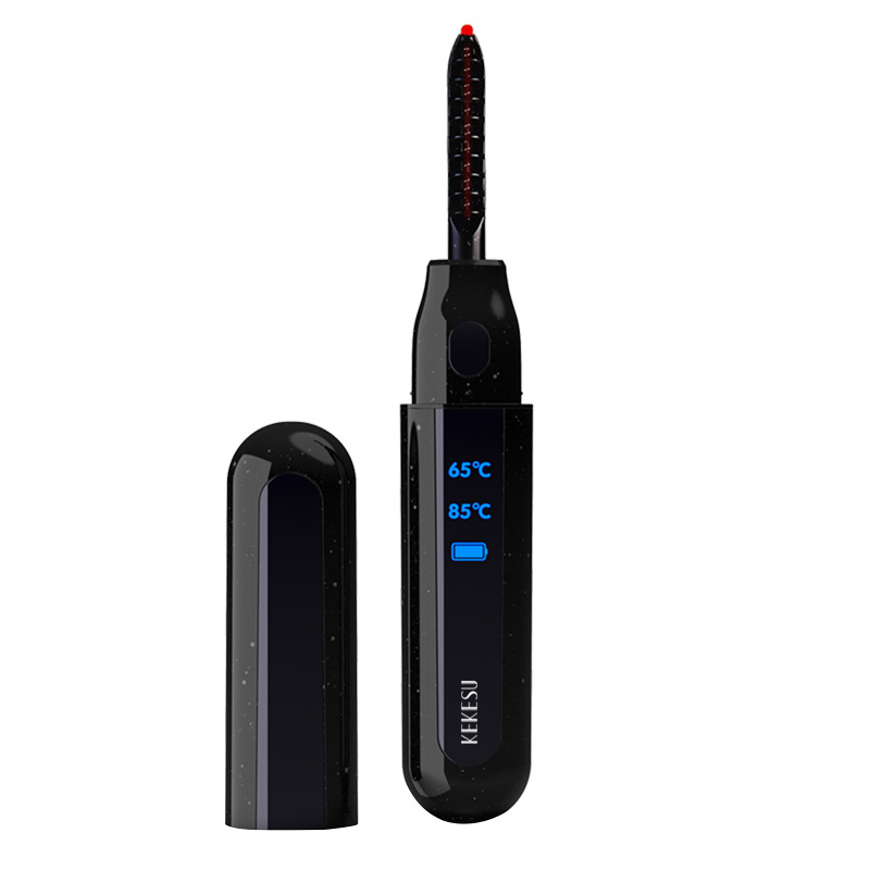 Cacao su nuevo mini rizador de pestañas calefacción eléctrica rizador de pestañas caliente que forma peine fabricante lote