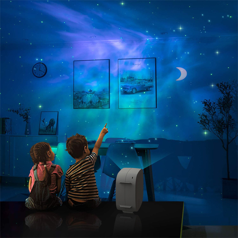 カスタムレーザー星空投影ランプ室内雰囲気ランプ星空プロジェクターパーソナライズされたカスタムbluetooth音楽リモコン|undefined