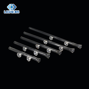 Spot glass feeding tube Bell mouth ornamental fish shrimp feeder aquarium fish tank feeder