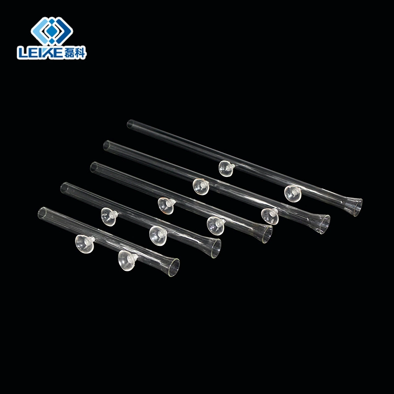 Домашняя рыба и креветки Колокольчик кормушка декоративная трубка для кормления рыб аквариумный аквариум стеклянная кормушка