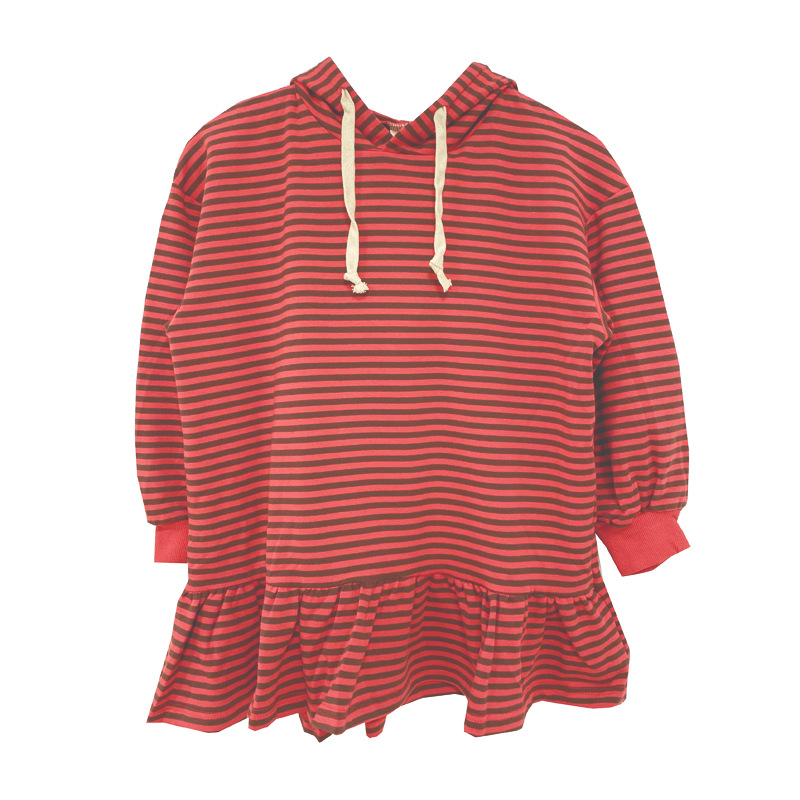 Vestido de niña para padres e hijos primavera 2023 nueva falda de suéter de manga larga ropa para niños mediana y grande falda de estilo occidental para niños primavera y otoño