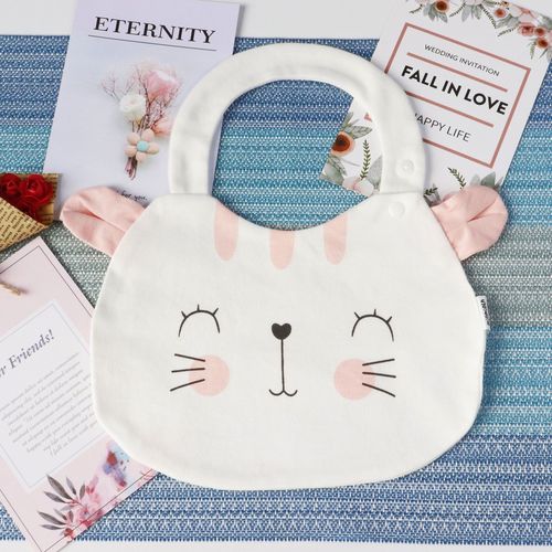 ins baby bib baby eating saliva pocket a type pure cotton waterproof saliva towel infant and toddler cartoon saliva bib