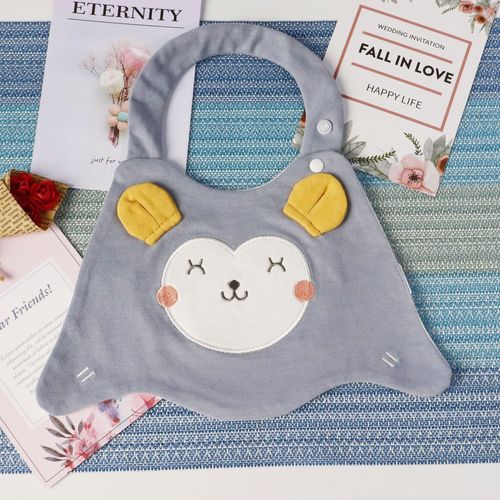 ins baby bib baby eating saliva pocket a type pure cotton waterproof saliva towel infant and toddler cartoon saliva bib