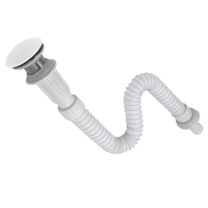 Integrated anti-odor corrugated hose, retractable sewer, washing machine drain pipe, under the countertop sink, basin