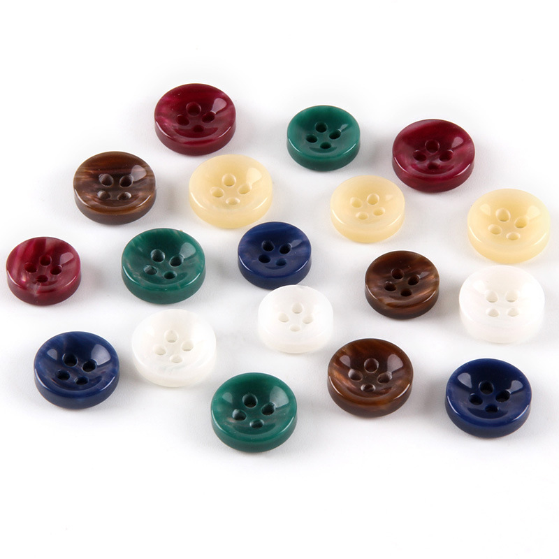 High-end fashion resin casual shirt button shirt dark red coat button bowl blue green button High-end fashion resin casual shirt button shirt dark red coat button bowl blue green button