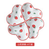 Packs strawberry tableware combination creative household plates loaded vegetables dishes to put on the plate house cocoons wholesale