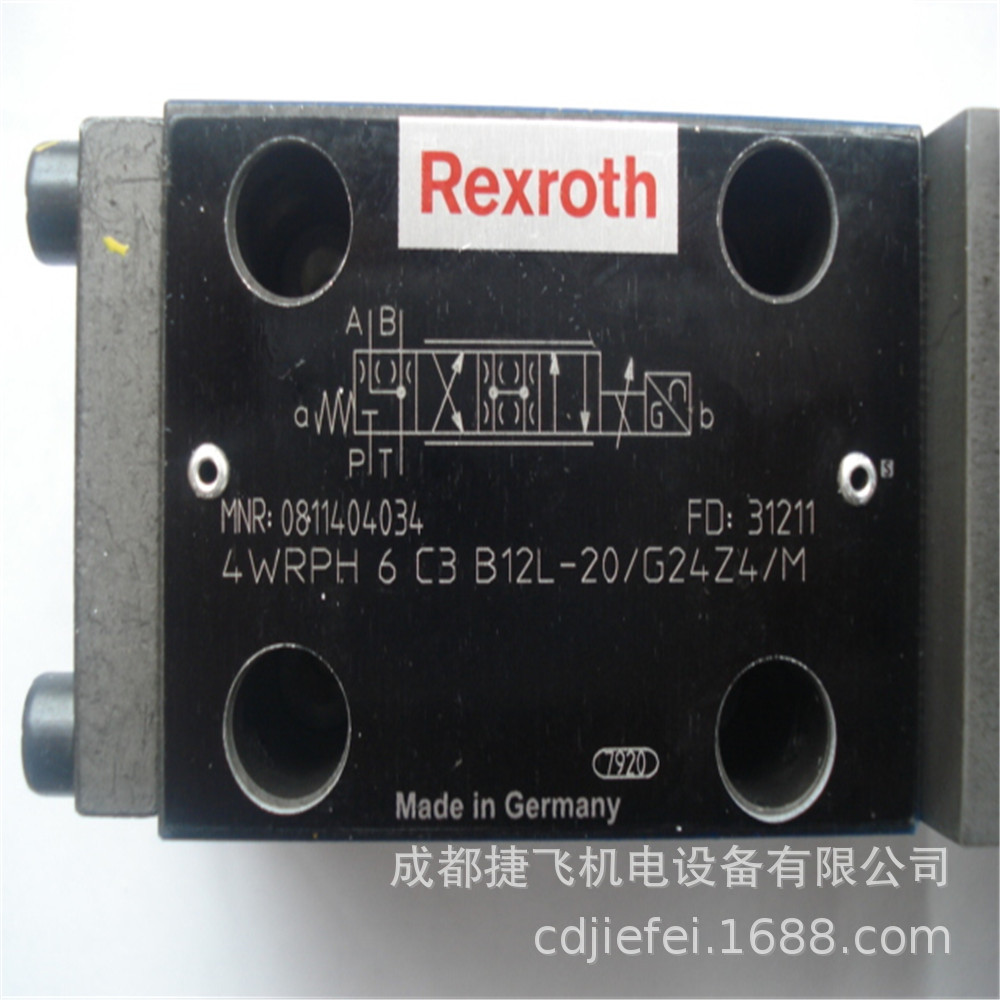 比例阀0811404430,4WRRH6C3B12L-20/G24Z4/M