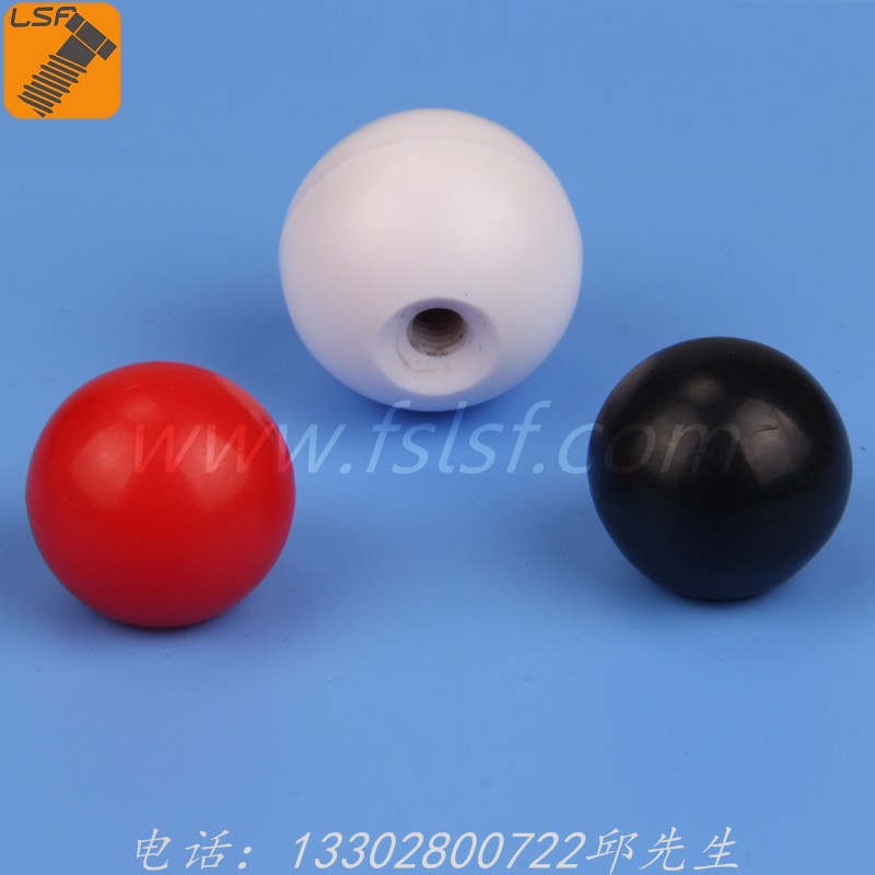 厂家供应圆球螺母 手球 圆珠螺母 塑胶螺母 红色圆珠