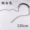 120cm Silver Binjin NK Chain+Black Skin