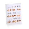 Fashionable sophisticated hypoallergenic earrings from pearl, 36 pair, city style