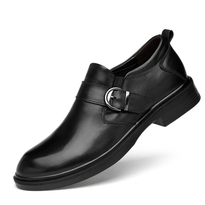 Men's Leather Shoes Commuter Casual Crocodile Leather Shoes Casual Men's Shoes_voghion.com