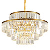 Crystal pendant, ceiling lamp, combined LED lights for living room for bedroom, light luxury style